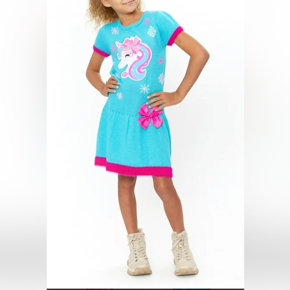 Nickelodeon Jojo Siwa Girl Sweater Dress - Picture 1 of 10